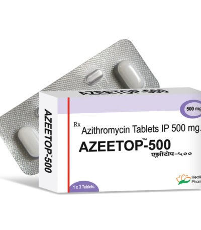 아지탑 직구, 아지트로마이신 100mg 250mg 500mg 항균제 Azeetop 제품 이미지
