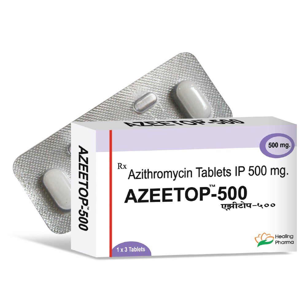 아지탑 Azeetop 직구 - 아지트로마이신 3종 용량 아지탑 직구, 아지트로마이신 100mg 250mg 500mg 항균제 Azeetop 제품 이미지