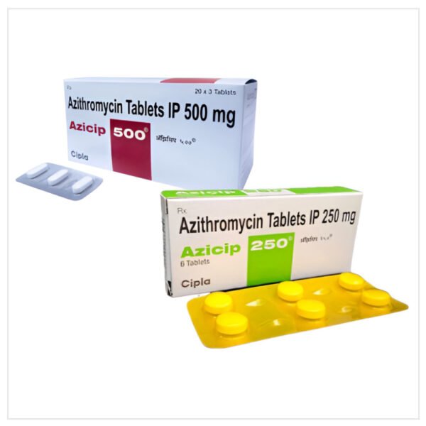 아지칩 직구 아지트로마이신 250mg~500mg 3일 코스 항생제 호흡기·성병 감염 케어