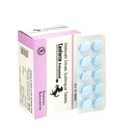 센포스 프로페셔널 실데나필 100mg 설하정 포장 및 제품 구성