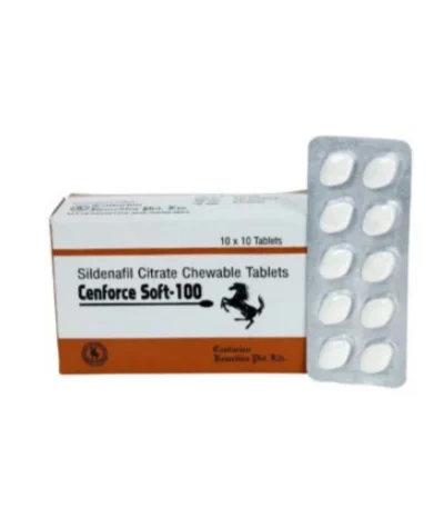 센포스 소프트 실데나필 100mg 츄어블 정제 포장 정보