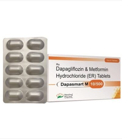 다파스마트 M 직구 제품 이미지 - 다파글리플로진 10mg과 메트포르민 500mg 복합제