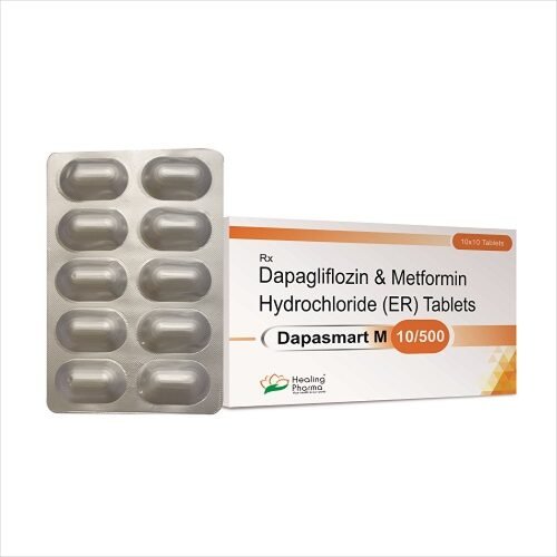 다파스마트 M 복합제 10mg/500mg 다파스마트 M 직구 제품 이미지 - 다파글리플로진 10mg과 메트포르민 500mg 복합제