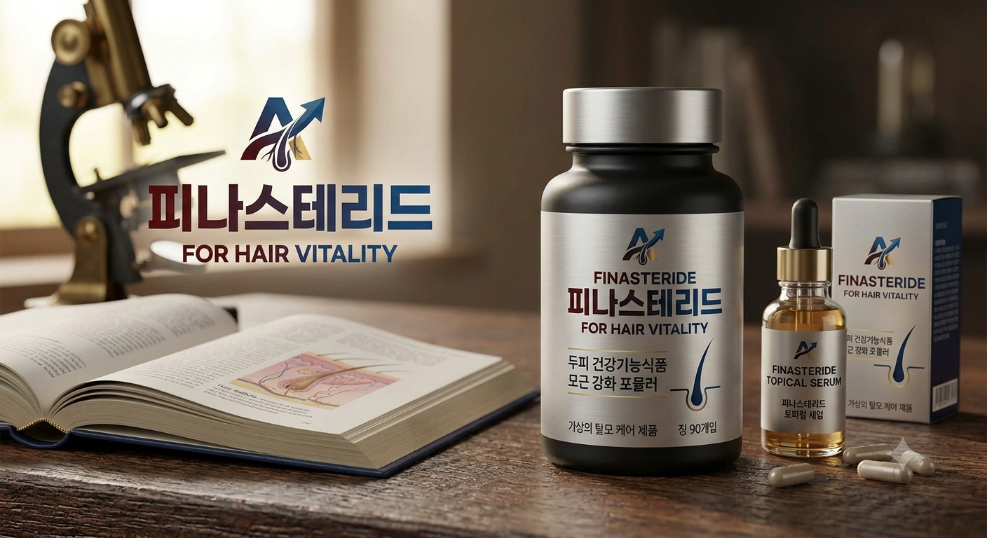 피나스테리드 효능, 탈모 직구몰 털나라, DHT 70% 억제를 통한 탈모 진행 억제 가이드 이미지