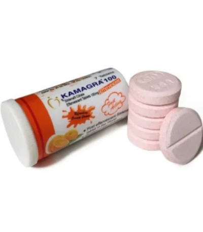 카마그라 발포정 실데나필 100mg 함유 발포 정제 제형