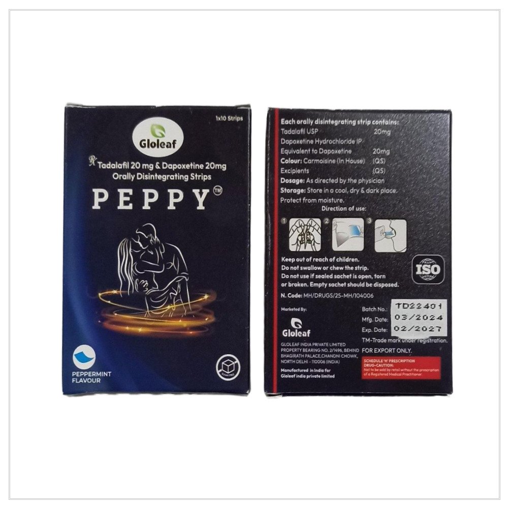 페피 타다라필 20mg+다폭세틴 20mg ODS 페피 직구 타다라필 20mg+다폭세틴 20mg ODS 구강붕해 필름
