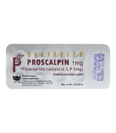 프로스칼핀 (ProSCALPIN) 1mg (피나스테리드) 정품 패키지입니다. 프로페시아 제네릭