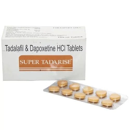 슈퍼 타다라이즈 20mg/60mg 타다라필 + 다폭세틴 슈퍼 타다라이즈 직구 타다라필 20mg 다폭세틴 60mg 복합 성기능 케어 제품 이미지
