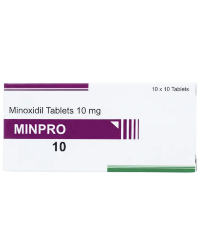민프로 10 정품 상자 및 미녹시딜 10mg 제형 패키지