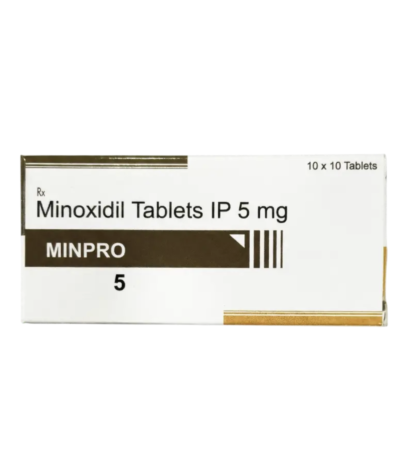 민프로 5 직구 제품 박스 - 미녹시딜 5mg 경구용 탈모 상품